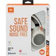 Casti JBL JR460NC pentru copii Over-Ear, Bluetooth, Wireless cu anularea zgomotului, Alb