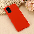 Husa Samsung Galaxy S20 Lemontti Silicon Silky Rosu