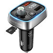 Modulator FM Borofone BC32 Sunlight Dual USB, Bluetooth, MP3, 2.4A, microSD, Negru