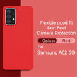 Husa Samsung Galaxy A52s 5G / A52 5G / A52 4G Lemontti Silicon Silky Rosu