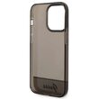 Husa iPhone 14 Pro Guess Camera Outline Translucent Negru