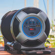 Boxa XX.Y Boombard Black (radio FM, input jack 3.5mm si 6.3mm, cu roti si maner telescopic)