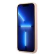 Husa iPhone 13 Pro Guess Saffiano Double Card Roz