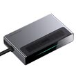 Multihub 6in1 Type-C la USB 3.0+Jack 3.5mm+TF/SD+4K HD+PD Baseus Magic Multifunctional Space Gray