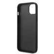 Husa iPhone 14 Karl Lagerfeld Grained Leather Logomania Negru