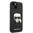 Husa iPhone 14 Plus Karl Lagerfeld Saffiano Karl's Head Black