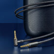 Cablu Jack 3.5mm Mcdodo Audio Diamond Series Right Angle Black