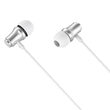 Casti In-Ear Borofone BM29 Gratified cu microfon, Jack 3.5mm, Argintiu