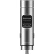 Modulator FM Wireless Charger Baseus Energy Column MP3, display digital, 3.1A, Silver