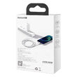 Cablu Lightning la Type-C PD Baseus Superior Series White