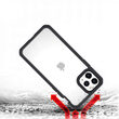 Husa iPhone 11 Pro Max IT Skins Hybrid Solid Plain Black & Transparent (antishock)