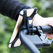 Suport Baseus Telefon cu diagonala intre 4 si 6 inch pentru Bicicleta Black