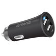 Lemontti Incarcator Auto 3.4A 2 porturi USB-A Negru