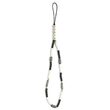 Snur / Pandantiv telefon Guess Heishi Beads Alb / Negru