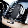 Suport Baseus Auto Gravity cu Wireless Charger Silver