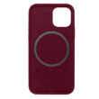 Husa iPhone 12 / 12 Pro Lemontti Liquid Silicon MagSafe  Wine