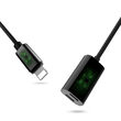Adaptor Lightning la Dual Port Lightning Mcdodo Cablu Black