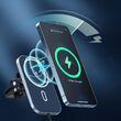 Suport Auto Choetech Magnetic cu incarcare Wireless Qi, 15W, prindere la sistemul de ventilatie, Neg