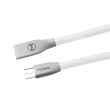 Cablu MicroUSB Mcdodo Zn-Link Silver White (1.5m, 2.4A max)