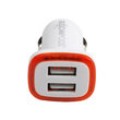 Incarcator Auto Boompods Mini 2.4A Dual USB White (led indicator, incarcare rapida)