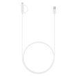 Cablu Original USB la Type-c & MicroUSB Samsung Combo White