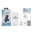 Folie iPhone 11 / XR Eiger Sticla Curbata 3D Clear Black