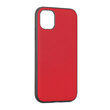 Husa iPhone 11 Pro Meleovo Saffiano Magnetic Red (placuta metalica integrata)