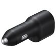 Incarcator Original Auto Dual Port USB si Type-C 40W Samsung Negru