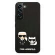 Husa Samsung Galaxy S22 Plus Karl Lagerfeld Silicon Karl & Choupette Negru