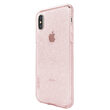Pachet Husa Sparkle Clear + Cablu Lightning + Folie Sticla Skech pentru iPhone XS / X