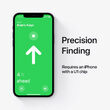 Tracker Original Apple AirTag 1 Pack, Alb