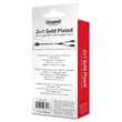 Cablu MicroUSB si MiniUSB iSound 2 in 1 Gold Plated Negru