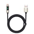Cablu USB-A la MicroUSB Mcdodo Digital Pro Silver (QC4.0, 1.2m, 3A, 18W)