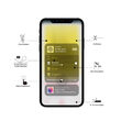 Folie iPhone 11 Pro / XS / X Eiger Sticla 3D Edge to Edge Clear Black (0.33mm, 9H, perfect fit, curv