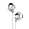 Casti Jack 3.5mm Baseus Encok H06 Silver (in-ear)