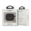 Husa Airpods 3 Guess Silicon 4G Charms Negru