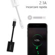 Adaptor Lightning la Dual Port Lightning Mcdodo Cablu Black