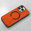 Husa cu suport iPhone 14 Pro Max Devia Randy Series Magnetic Orange