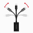 Adaptor Lightning la Dual Port Lightning Mcdodo Cablu Black