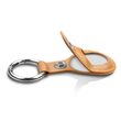 Husa AirTag Lemontti Leather Light Brown (breloc chei)