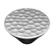 Suport Stand Adeziv Popsocket PopGrip Luxe pentru telefon, Hammered Metal Silver