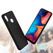 Husa Samsung Galaxy A20e Lemontti Liquid Silicon Black