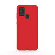 Husa Samsung Galaxy A21s Lemontti Liquid Silicon Red