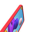 Husa Samsung Galaxy A21s Lemontti Liquid Silicon Red