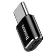 Adaptor Type-C la MicroUSB Baseus Mini Black