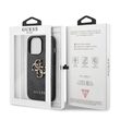 Husa iPhone 13 Pro Max Guess PU 4G Metal Logo Gri