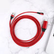 Cablu HDMI la Lightning si USB Mcdodo Plug&Play Red 2m