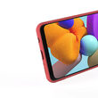 Husa Samsung Galaxy A21s Lemontti Silicon Soft Slim Santa Red