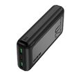 Acumulator extern Dudao 20000 mAh, Incarcare rapida 3.0, 20W, 2x USB / USB Type C Negru