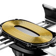 Suport Baseus Auto Gravity cu Wireless Charger Silver